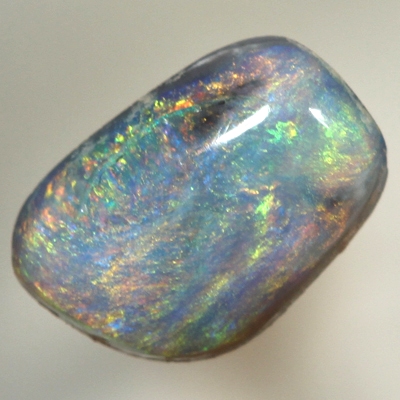 SOLID SEMI BLACK OPAL Bright red gold and orange gold